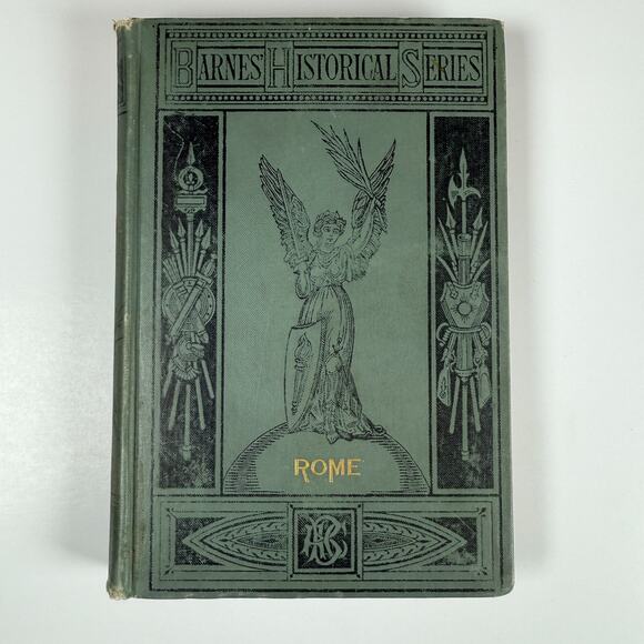 BRIEF HISTORY OF ROME BY JOEL DORMAN STEELE 1885 Antique book